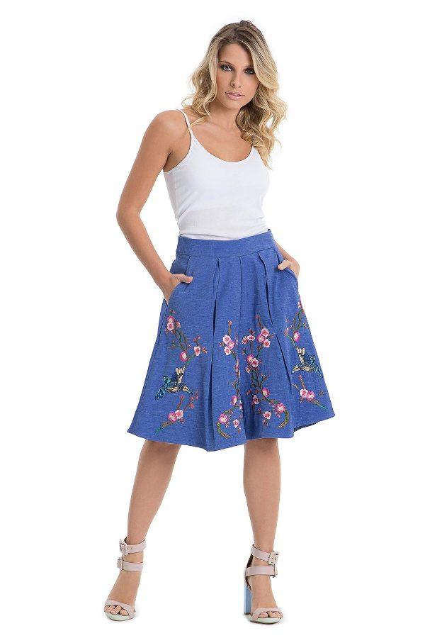 FALDA MIDI GODE