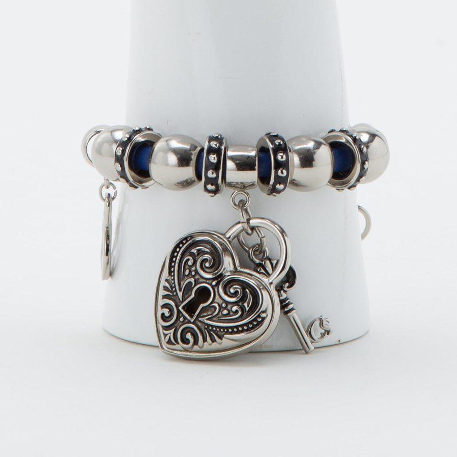 PULSERA COLGANTE CORAZÓN