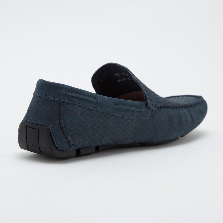 MOCASÍN CUERO AZUL