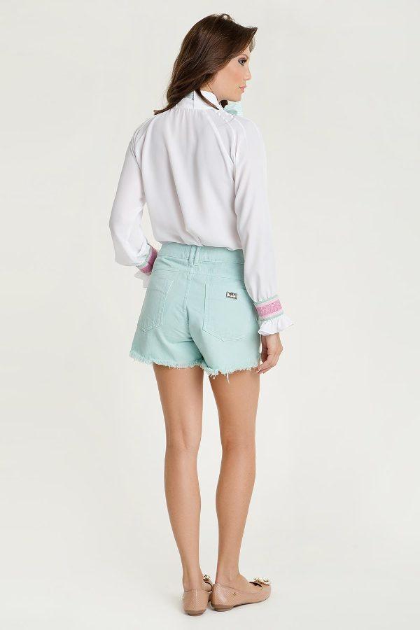 SHORT COLOR DESHILACHADO