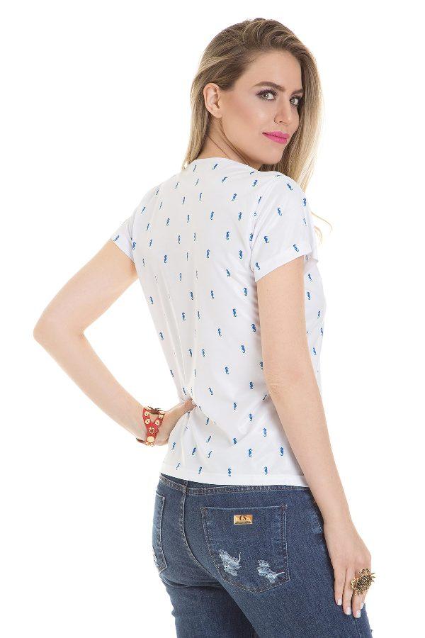 BLUSA CON FRANJA