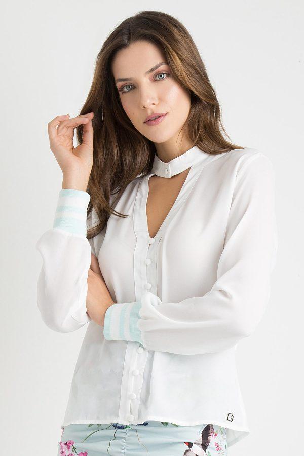 CAMISA CON RIBANA