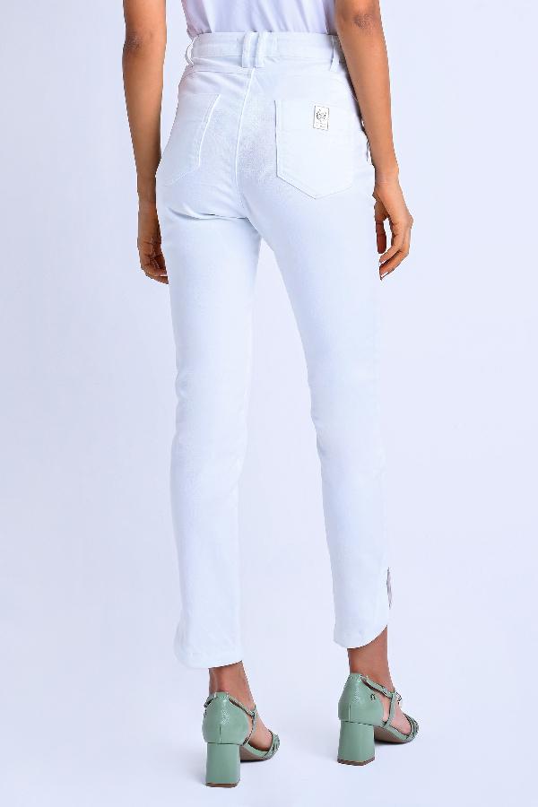 PANTALÓN BLANCO BORDADO