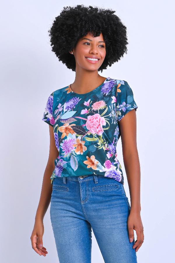 T-SHIRT BASICA ESTAMPADA