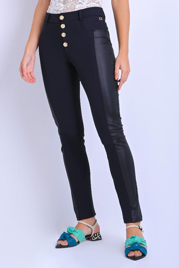 PANTALON SKINNY MONTARIA BRAGA BOTONES
