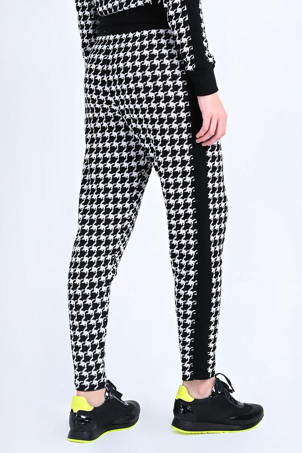 PANTALON PIED DE POUPLE B/N