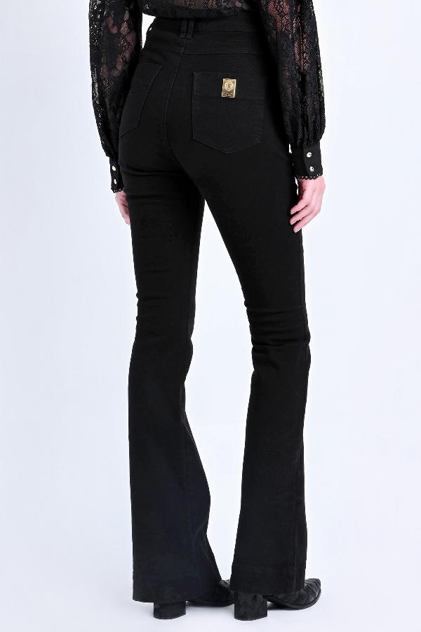 PANTALON FLARE CINTURA ALTA