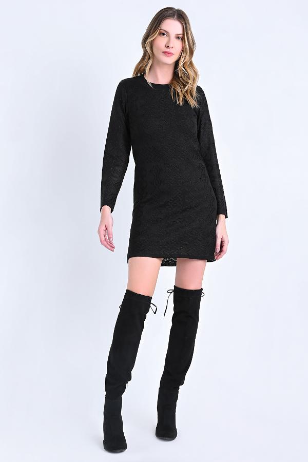 VESTIDO CORTO ENCAJE