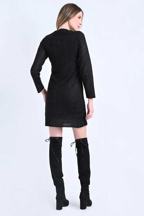 VESTIDO CORTO ENCAJE