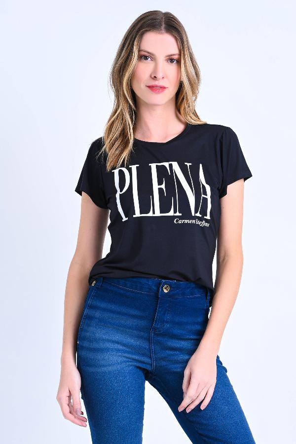 T-SHIRT BASICA CON SILK - PLENA