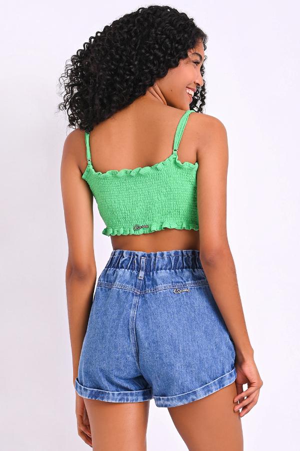 TOP CROPPED CON LAZO