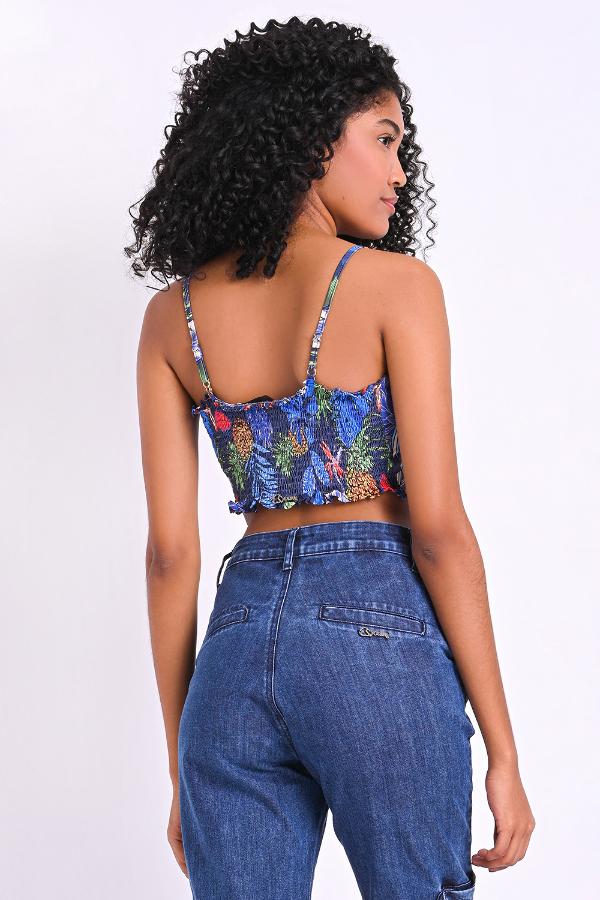TOP CROPPED CON LAZO