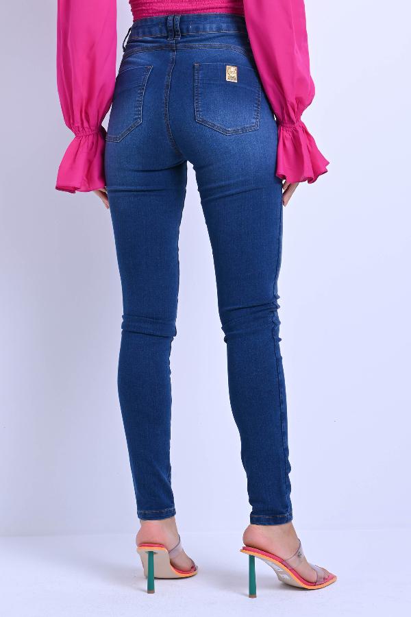 PANTALON SKINNY CINTURA ALTA BASICA