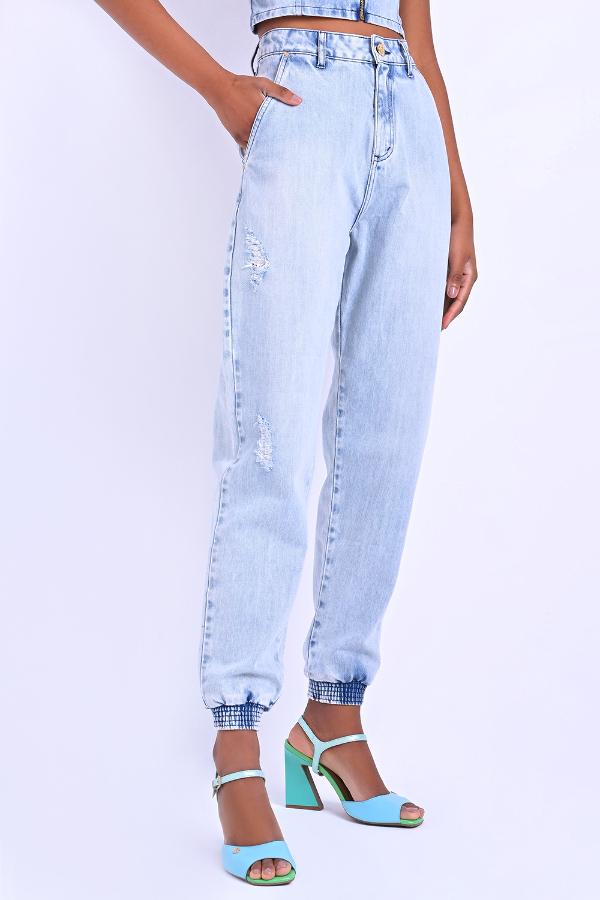 PANTALON JOGGER CINTURA ALTA