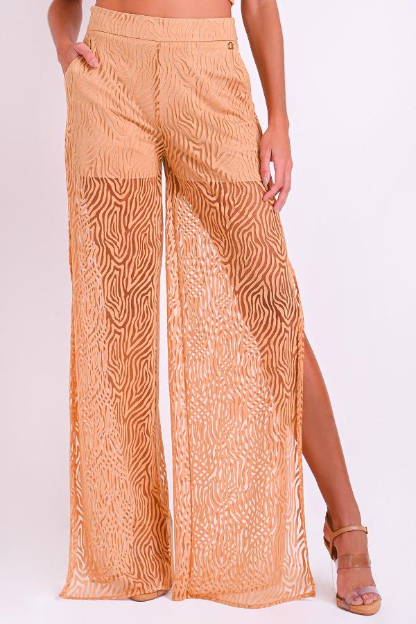 PANTALON PALAZZO DEVORADA