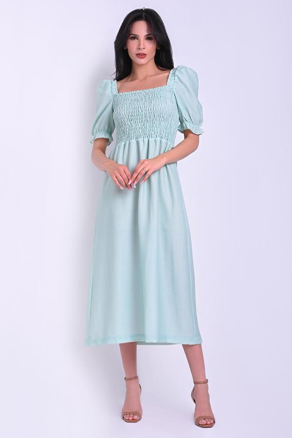 VESTIDO MANGA BUFANTE