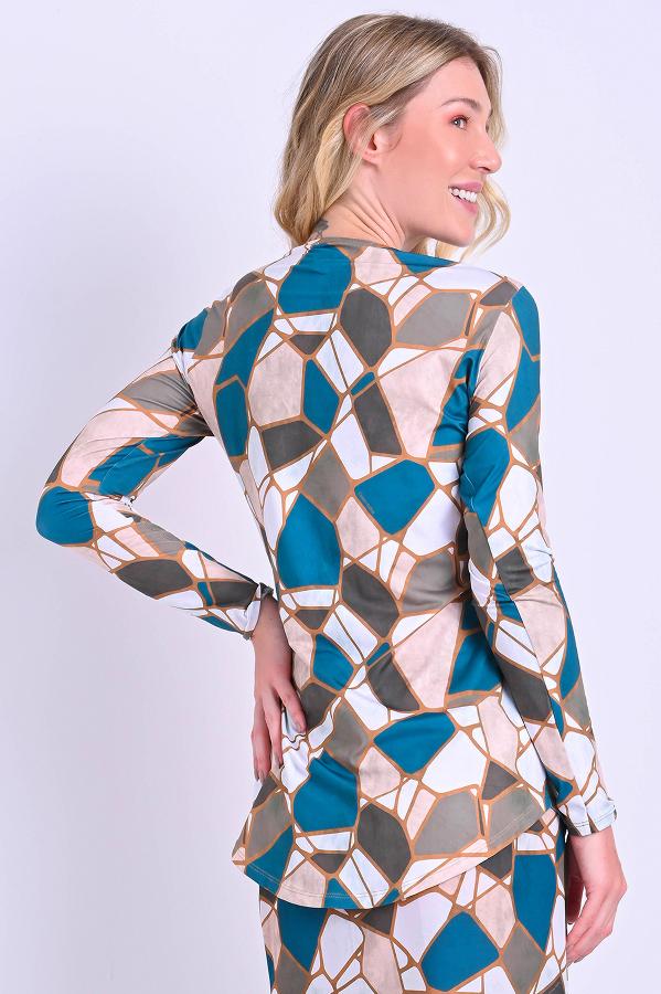 BLUSA BASICA ESTAMPADA