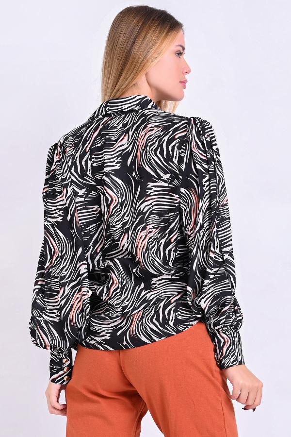 CAMISA MANGA ABULLONADA