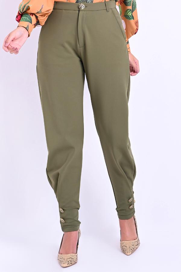 PANTALÓN MOM SASTRERÍA PLIEGUES DOBLADILLO