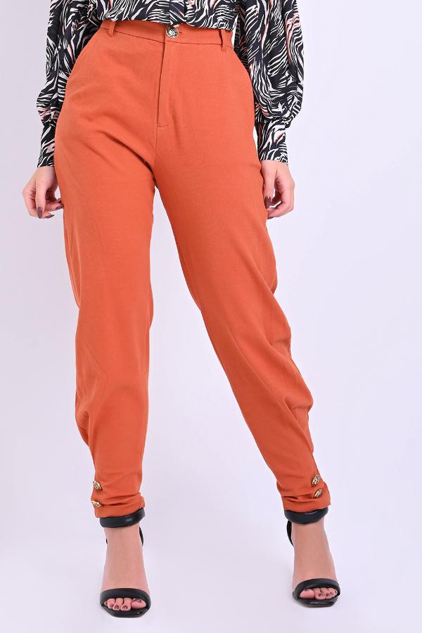 PANTALÓN MOM SASTRERÍA PLIEGUES DOBLADILLO