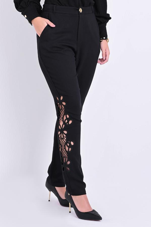 PANTALÓN MOM SASTRERÍA CON BORDADOS