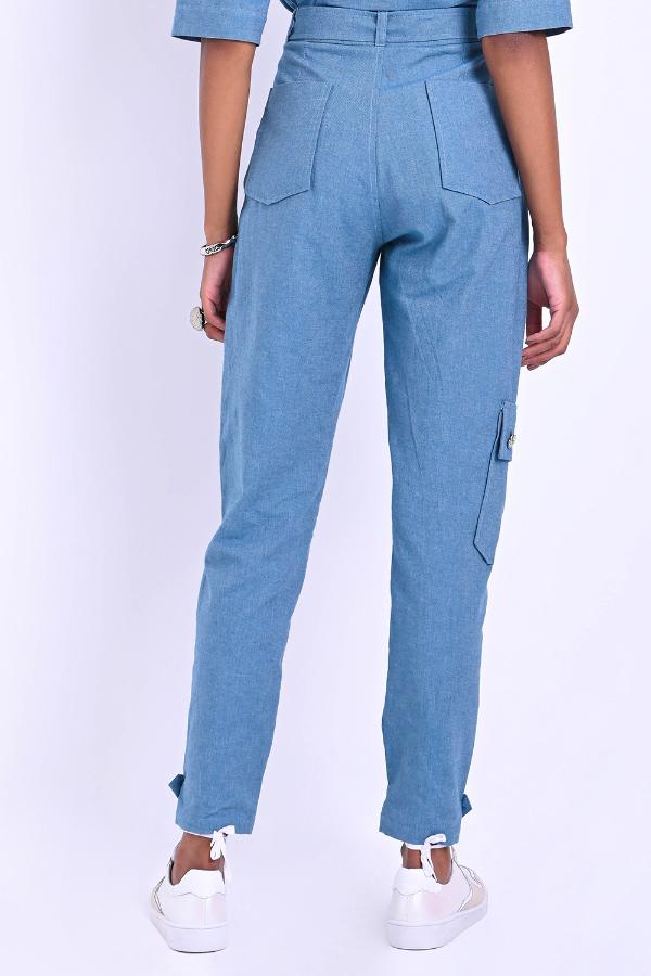 PANTALÓN SLOUCH CON CINTURÓN