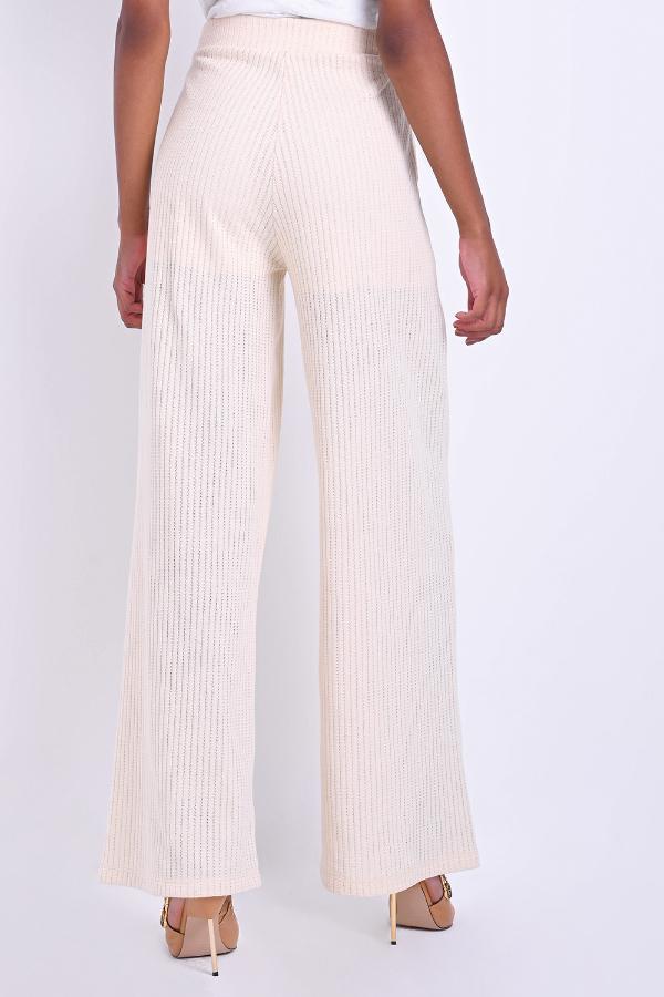 PANTALÓN ANCHO CON BOLSILLO FRANCÉS