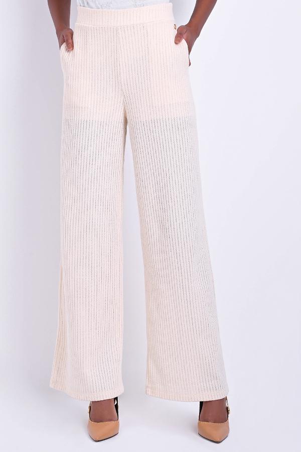 PANTALÓN ANCHO CON BOLSILLO FRANCÉS