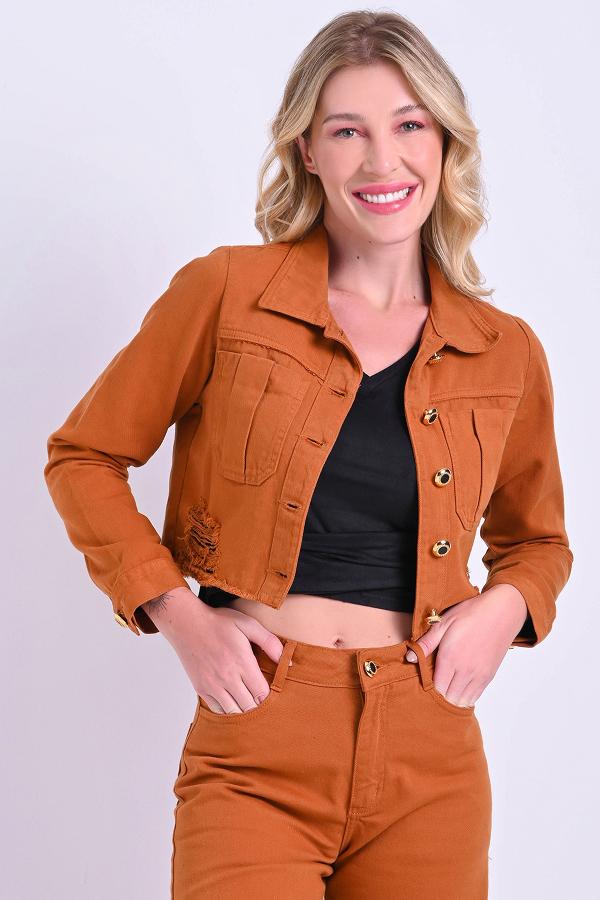 CHAQUETA CROPPED