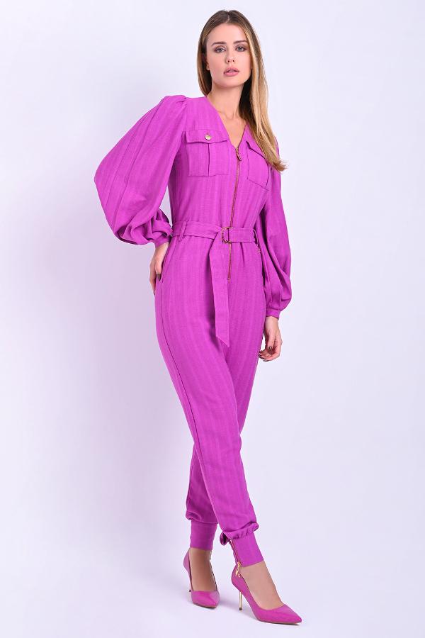 MONO LARGO CON BOLSILLO Y SOLAPA