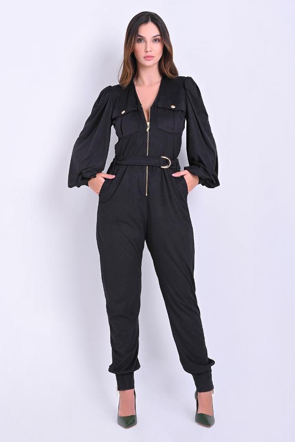 MONO LARGO CON BOLSILLO Y SOLAPA