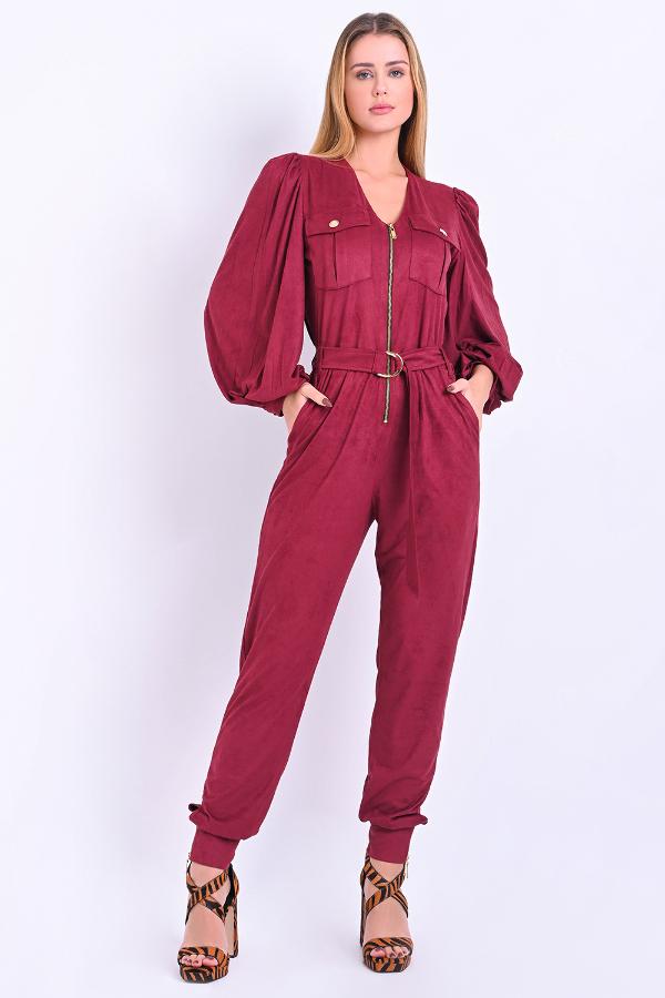 MONO LARGO CON BOLSILLO Y SOLAPA