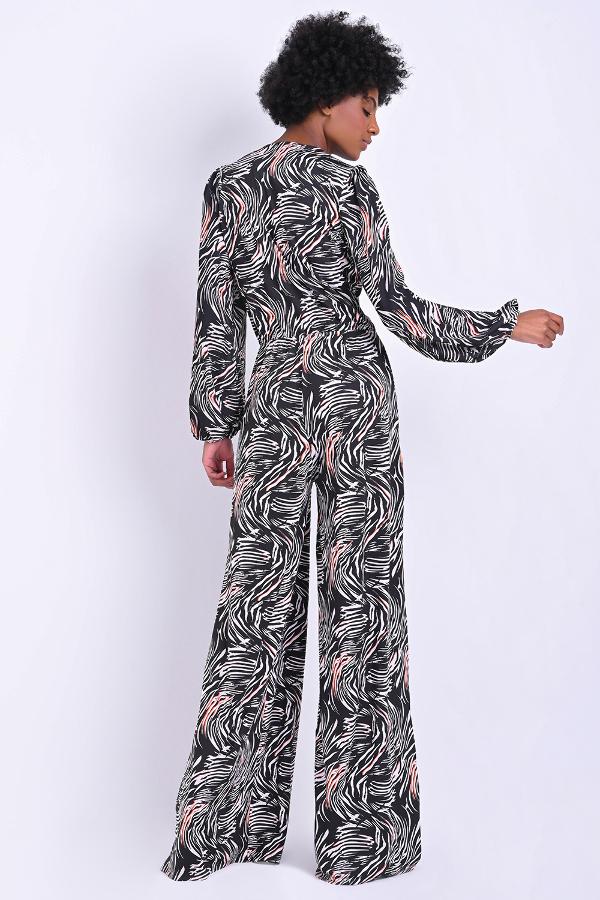 MONO LARGO MANGAS ABULLONADAS