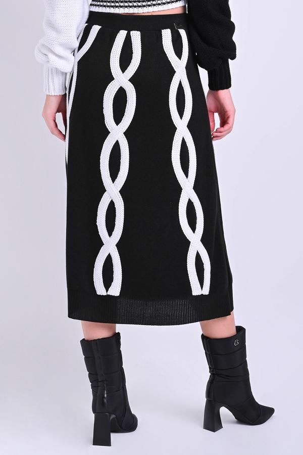 FALDA MIDI TRANZA