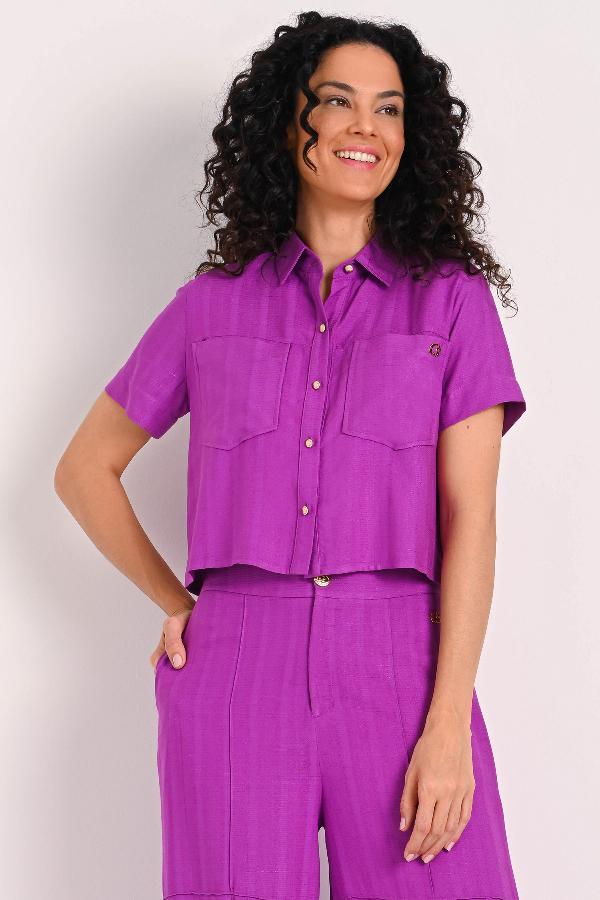 CAMISA CROPPED TRADICIONAL