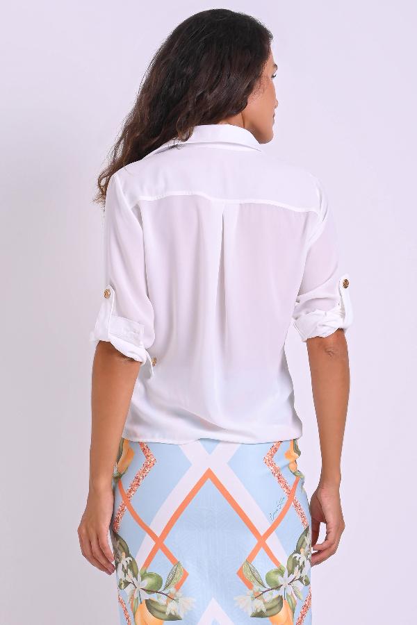 CAMISA CON BOLSILLO SASTRERIA