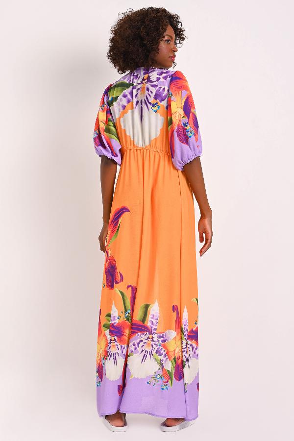 CHAQUETA LARGA CON MANGA AMPLIA