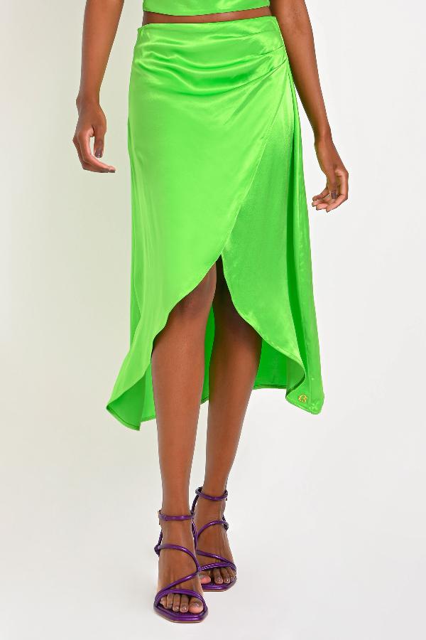 POLLERA MIDI CON ABERTURA