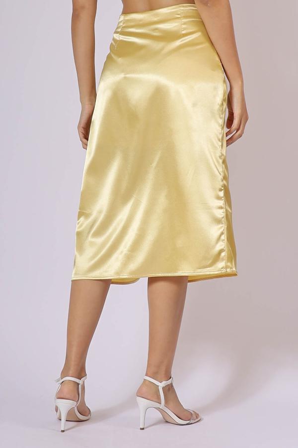 POLLERA MIDI CON ABERTURA