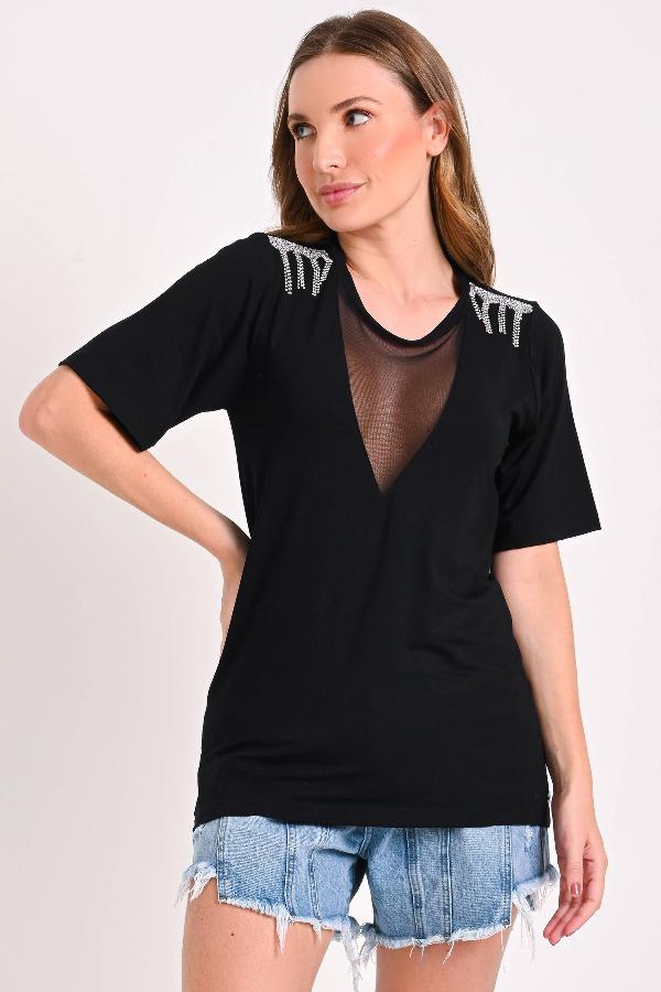 T-SHIRT ESCOTE ILUSION