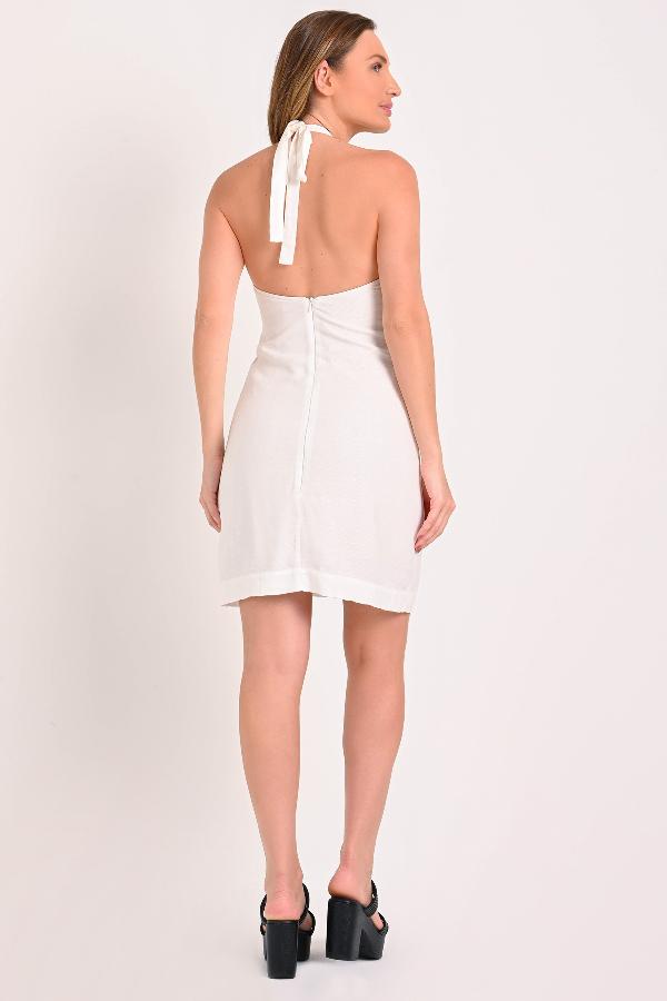 VESTIDO FRENTE UNICA CON SILK