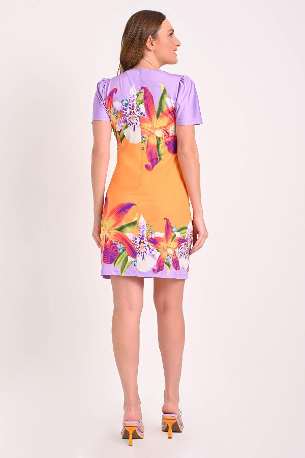 VESTIDO T-SHIRT DRESS ESCOTE CANOA