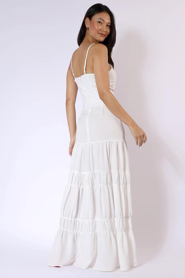 VESTIDO DETALLES DRAPEADOS
