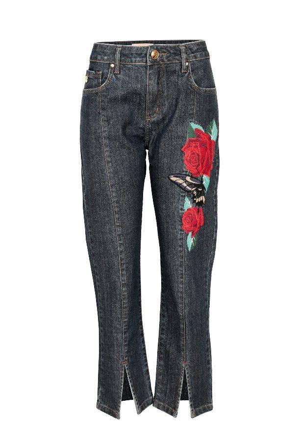 PANTALÓN SKINNY CON BORDADO