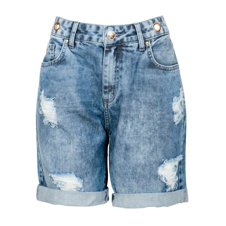 SHORT COSTURA CON OJALES
