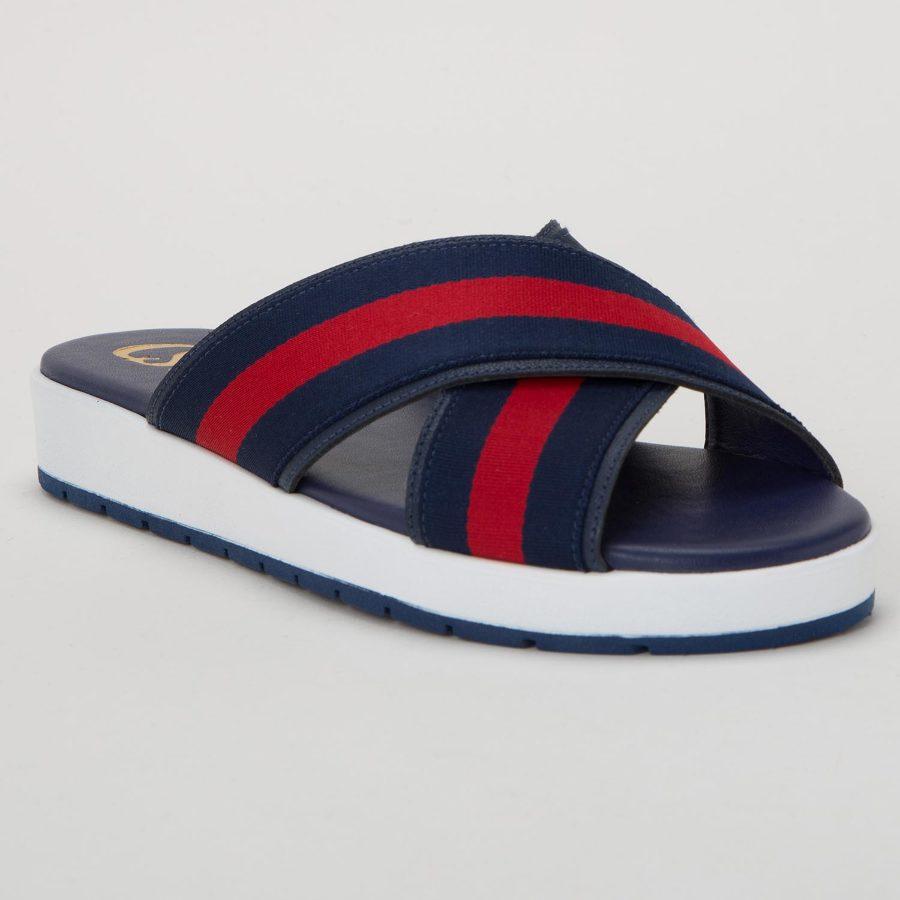 SANDALIA PLANA CON GROSGRAIN