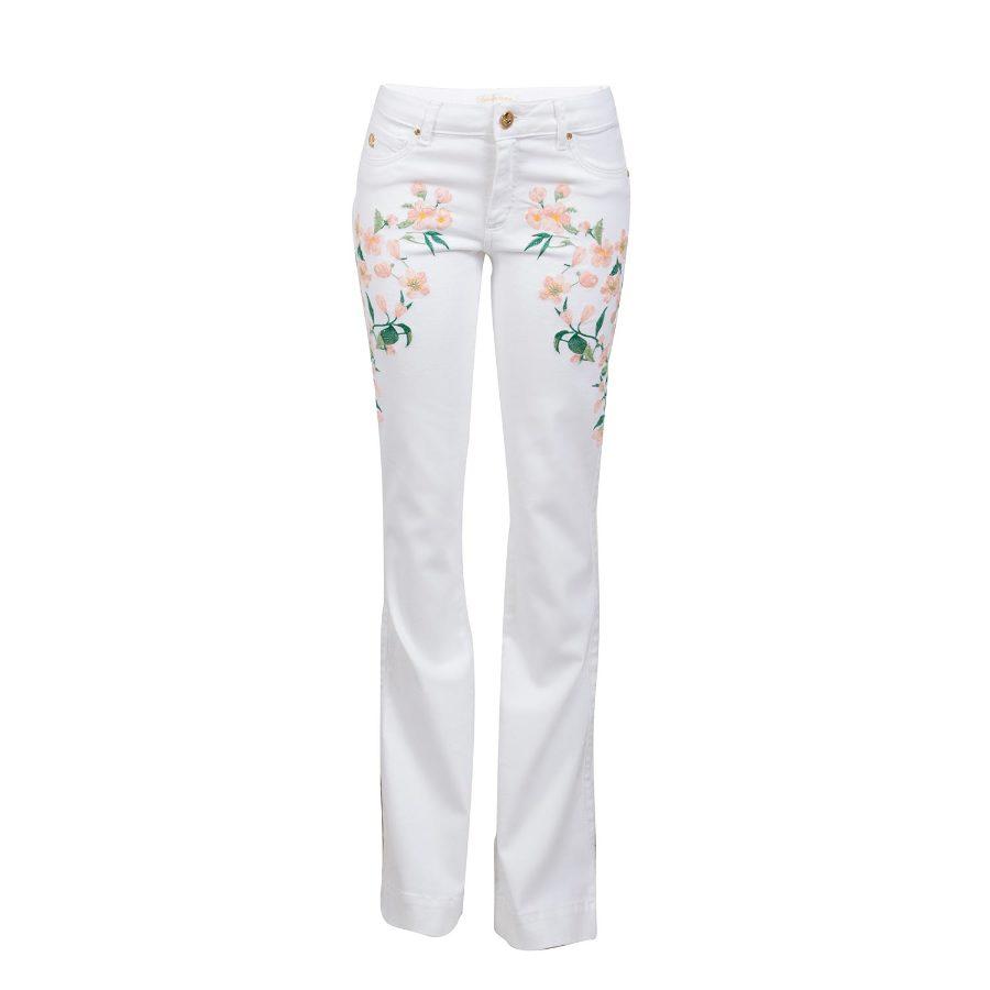 PANTALÓN FLARE BORDADO