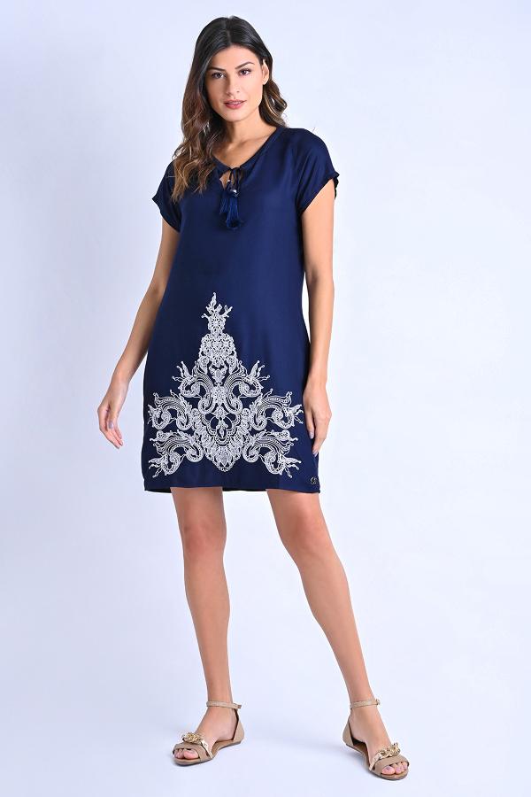 VESTIDO CON BORDADO