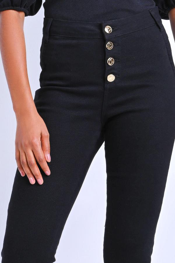 PANTALON SKINNY CINTURA ALTA