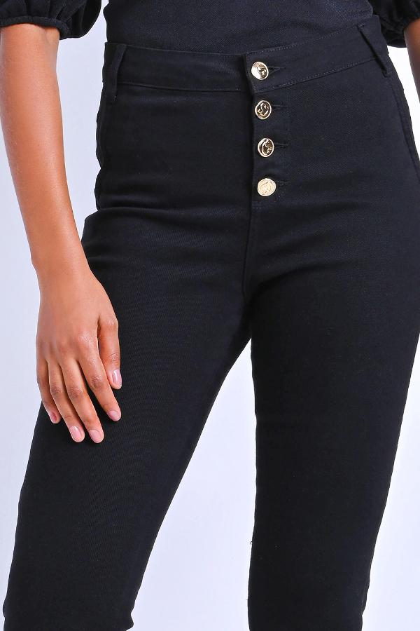 PANTALON SKINNY CINTURA ALTA